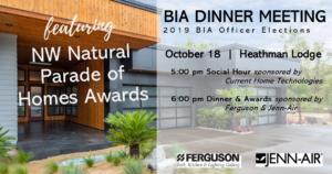 October BIA Dinner Meeting